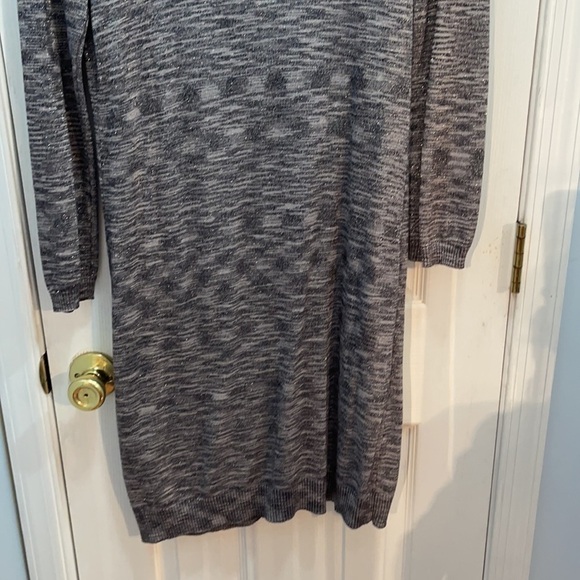 Gray Glitter Cardigan Ladies Large - Picture 8 of 9